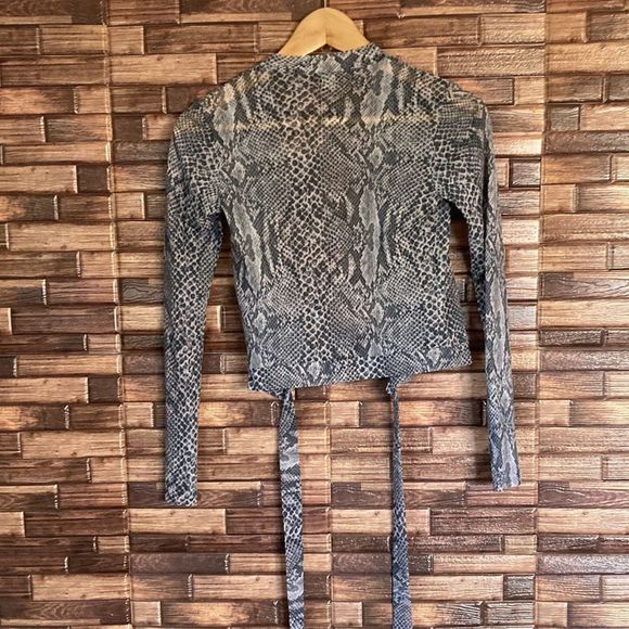 Only Hearts Helena Stuart Snake Skin top - Picture 6 of 9